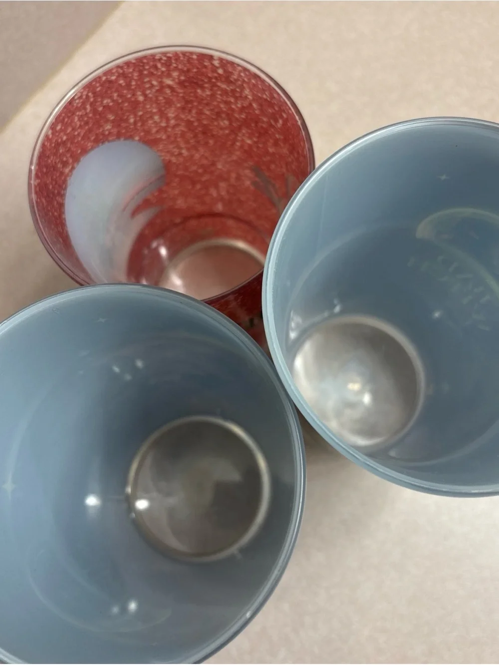 The Wizard of Oz Lot of 3 Emerald City Wicked Witch Vegas Sphere Plastic Cups